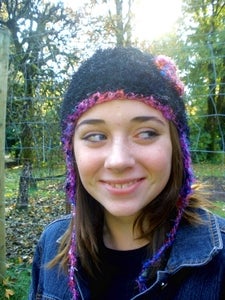 Image of Crochet This!  Sari Silk Beanie and Ear Flap Hat