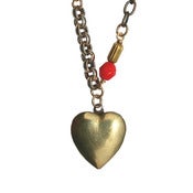 Image of Vintage heart locket necklace