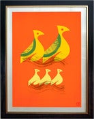 Image of Speedy Birds Art Print Framed