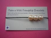 Image of Make a Wish Friendship Bracelet: Pearls of Wisdom