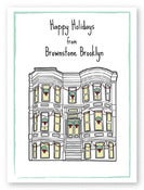 Image of Brownstone Brooklyn Holiday Card