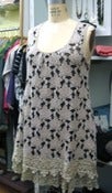 Image of u neck lace dress
