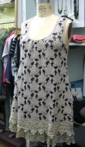 Image of u neck lace dress