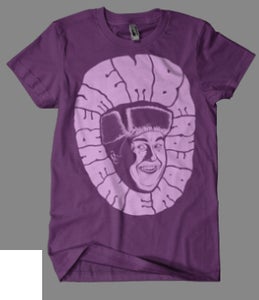 Image of "John Candy" T-Shirt, Purple.