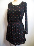 Image of Retro color bow dress