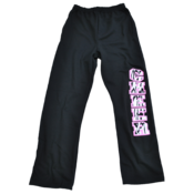 Image of Pink Zebra Cheerleader Open Bottom Sweat
