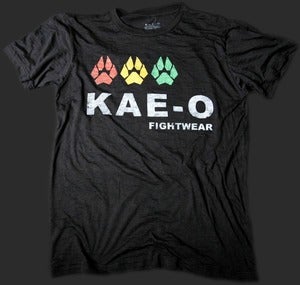 Fightwear 3-Paws Men's Burnout Tee - Black