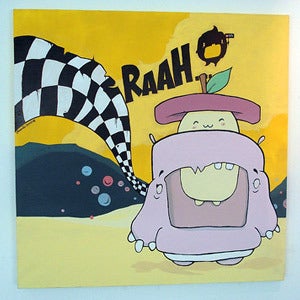 Image of Alex Devol Original art work- " RAAH "