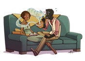 Image of An Evening In (8.5x11") Giclée Print