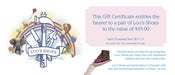 Image of Lou's Shoes Gift Certificate