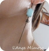 Image of Boucles d'oreilles "esprit de jade"