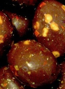 Image of Roasted Almonds in Milk Chocolate SPICY Chilli Flakes!