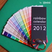 Image of NEW ! Rainbow Calendar 2012