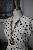 Image of Resin and Mixed Chain Necklace w/ Triangle Pendant