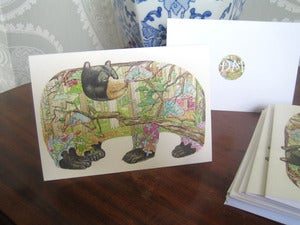 Image of Bear In the Forest - Card
