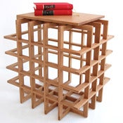 Image of Quadrat Cuboid with Wood Top
