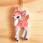 Image of Fawn Charm Necklace - Gold or Silver