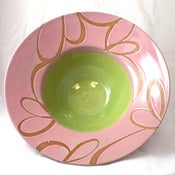 Image of Liz Kinder Large Bowl (Pink/Green)