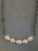 Image of Pearl Row Necklace