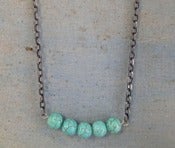 Image of Turquoise Row Necklace