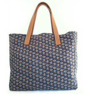 Image of Navy Floral Loiza Tote 