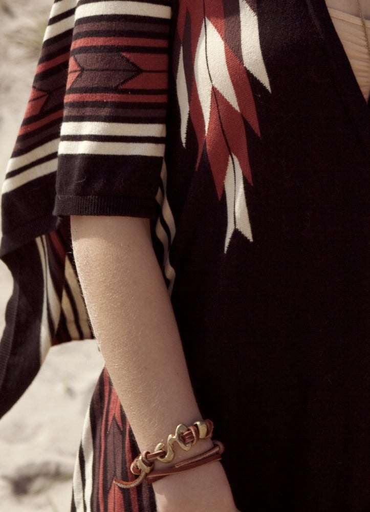 Image of Rawhide wrap bracelet