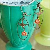 Image of Gouttes - Citrus Mums with Loops and Birds