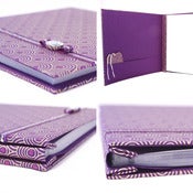 Image of Deco Glamour 12" x 12" handcrafted scrapbook / photo album