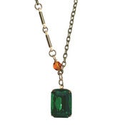 Image of Emerald jewel necklace