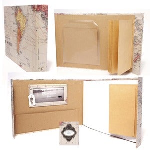 Image of My Travels 10" x 7.5" Scrapbook / photo album