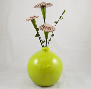 Image of Art Department Enchanted Garden Ceramic Flower Vase