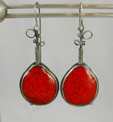 Image of Jamie Jo Fisher Orange Speckle Earrings