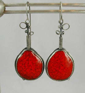 Image of Jamie Jo Fisher Orange Speckle Earrings