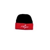 Image of Black and Red Star Player Beanie