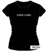 Image of Womens Love Life Tour T-shirt