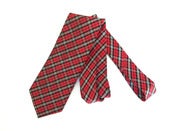 Image of Red Plaid Tie
