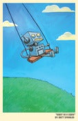 Image of Robot on a Swing Print!