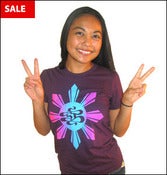 Image of Filipino Sun (Womens Eggplant Tee)