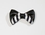 Image of Christopher Chaun "Monaco Stripe" Studded Bow Tie 