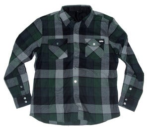 Image of Autumn'atic woven flannel *green