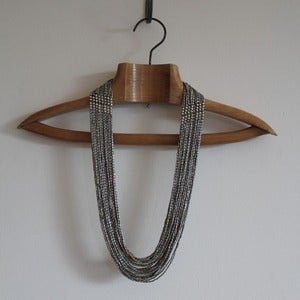 Image of linn necklace - antique style silver