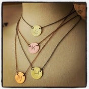 Image of ::NEW:: Initial Disc Necklace Workshop