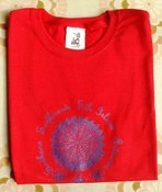 Image of Sadhana Logo T-Shirt Ladies - Red
