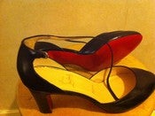 Image of Louboutin noires taille 40 modèle baptème