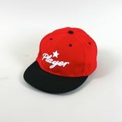 Image of Red and Black Star Player Snapback