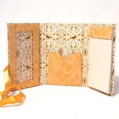 Image of Golden Bird notebook / photo holder