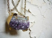 Image of No.15 Double Chain Amethyst Necklace