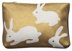 Image of Gold Rabbits Purse Small