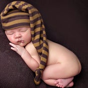 Image of Easy Baby Hat Pattern - Baby/Toddler Knot Hats PDF newborn to 4 years