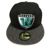 Image of WORCESTER SHARKS "TEAM FLANNEL" NEW ERA FITTED